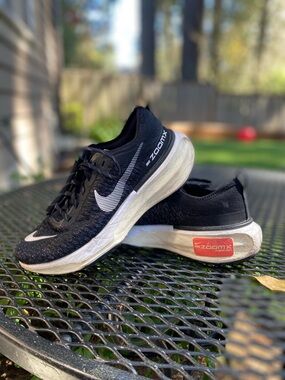 Nike Black and White ZoomX Running Sneakers